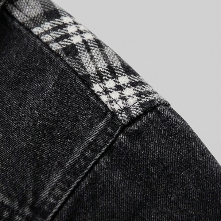 Viora Denim Jacket - stofdetail