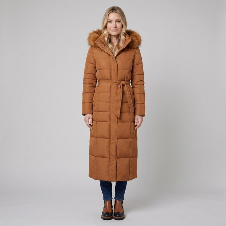 Quinna puffer caramel - model