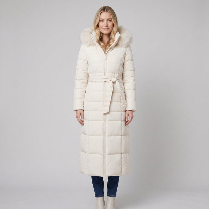 Quinna puffer off white - model