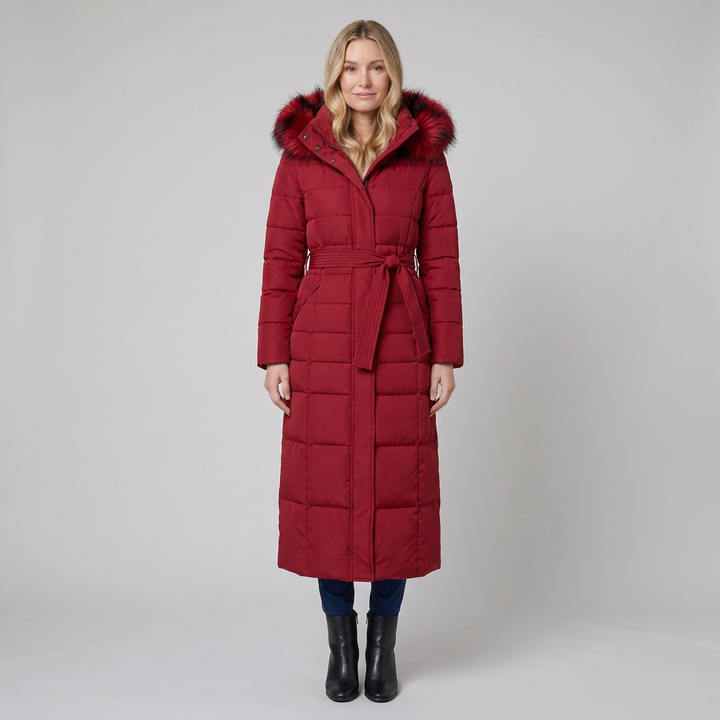 Quinna puffer rood - model