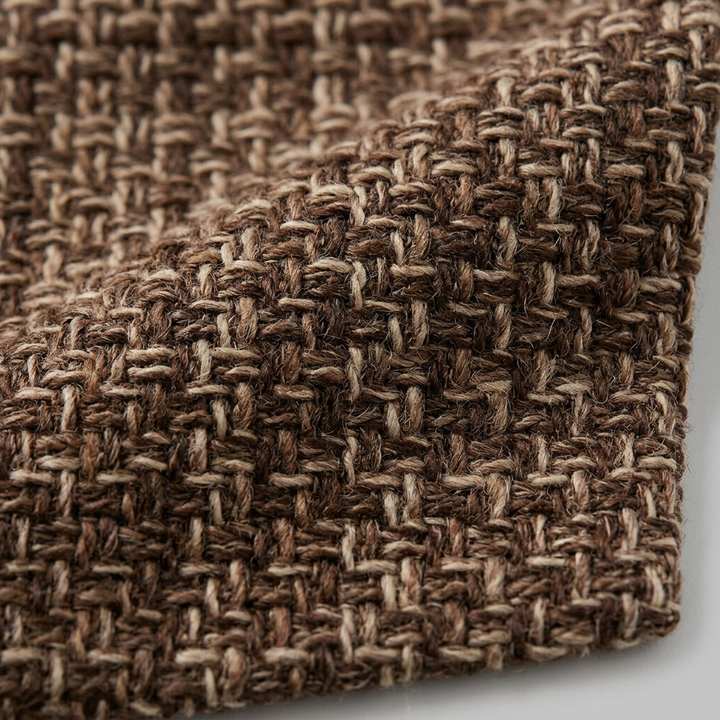 Talia brown tweed fabric close-up