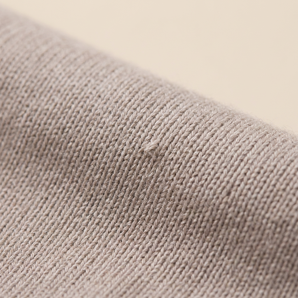 Travis fine knit fabric close-up