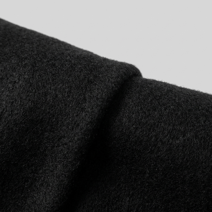 Baylea wool coat fabric close-up
