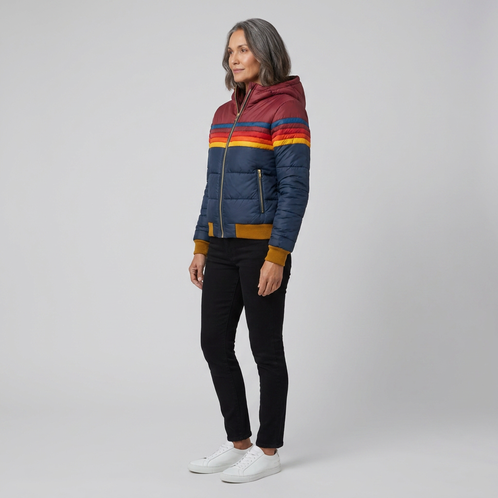 Marietta retro puffer side