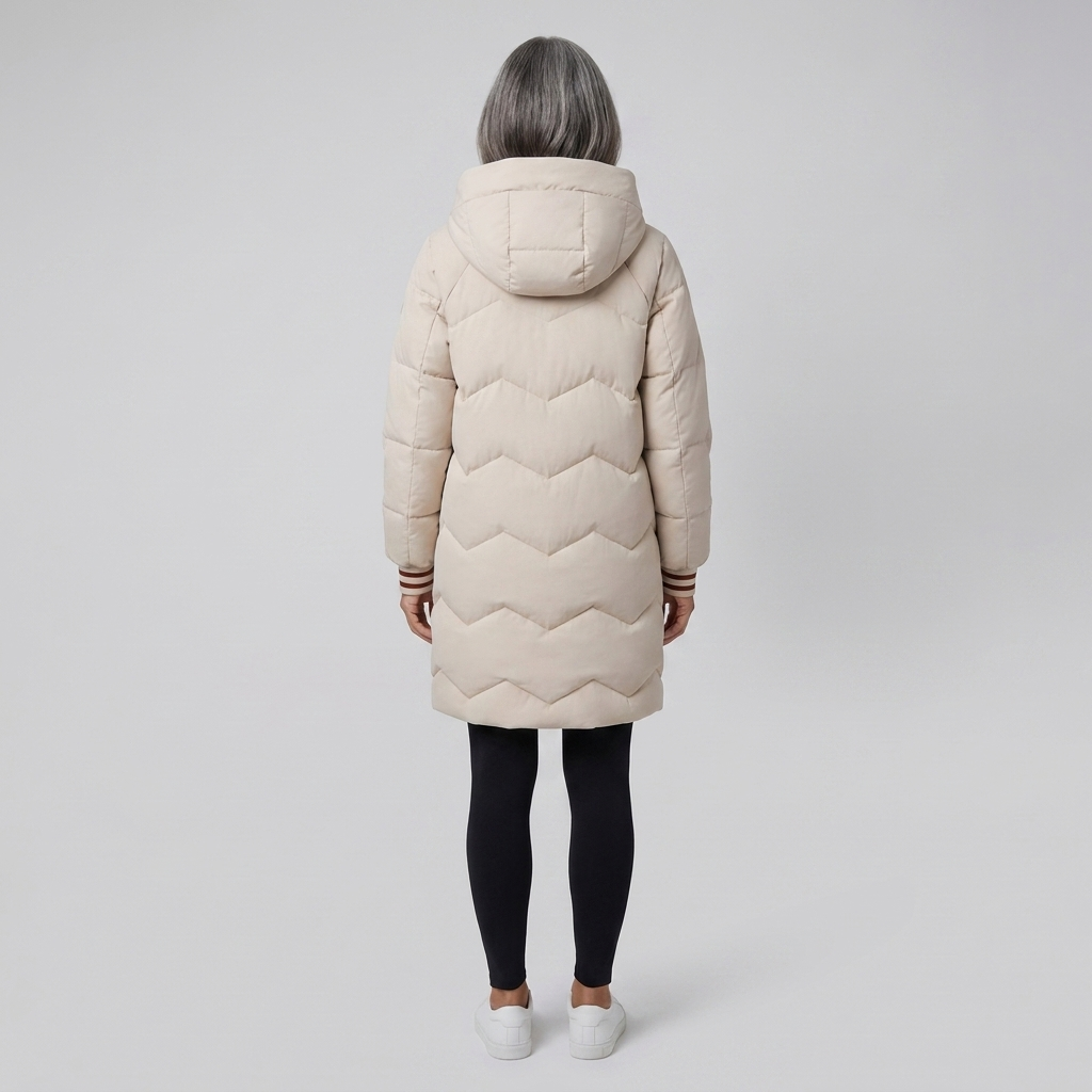 Bella beige puffer back