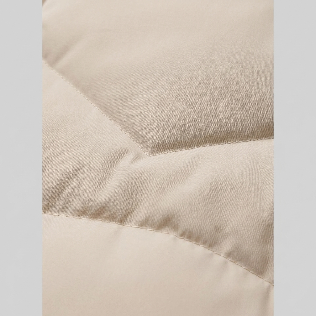 Bella beige puffer fabric