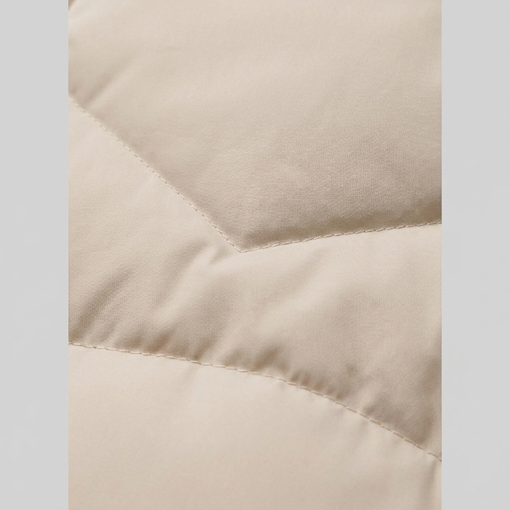 Bella beige puffer fabric