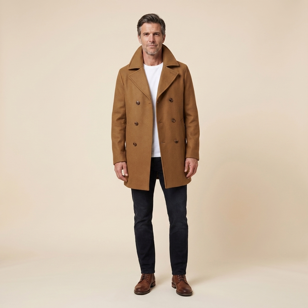 Maverick peacoat brown front