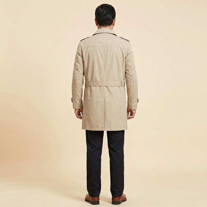 Carter trench beige back