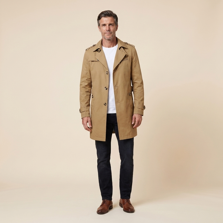 Carter trench khaki front