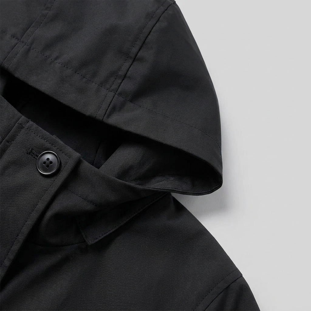 Willa raincoat detail