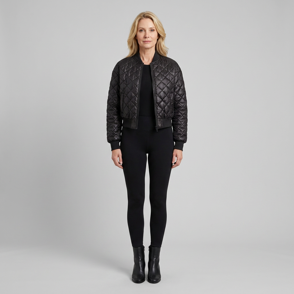 Branford bomber black front