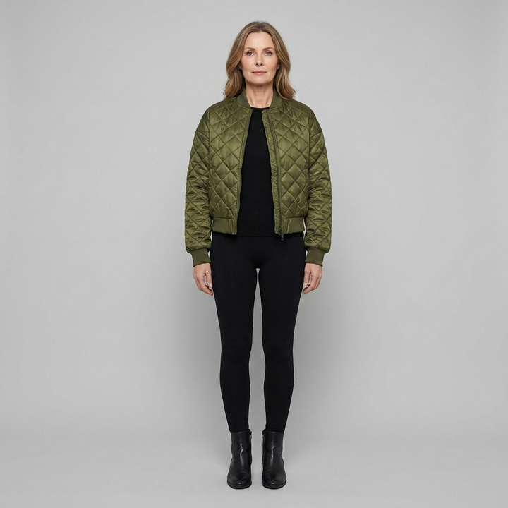 Branford bomber green front