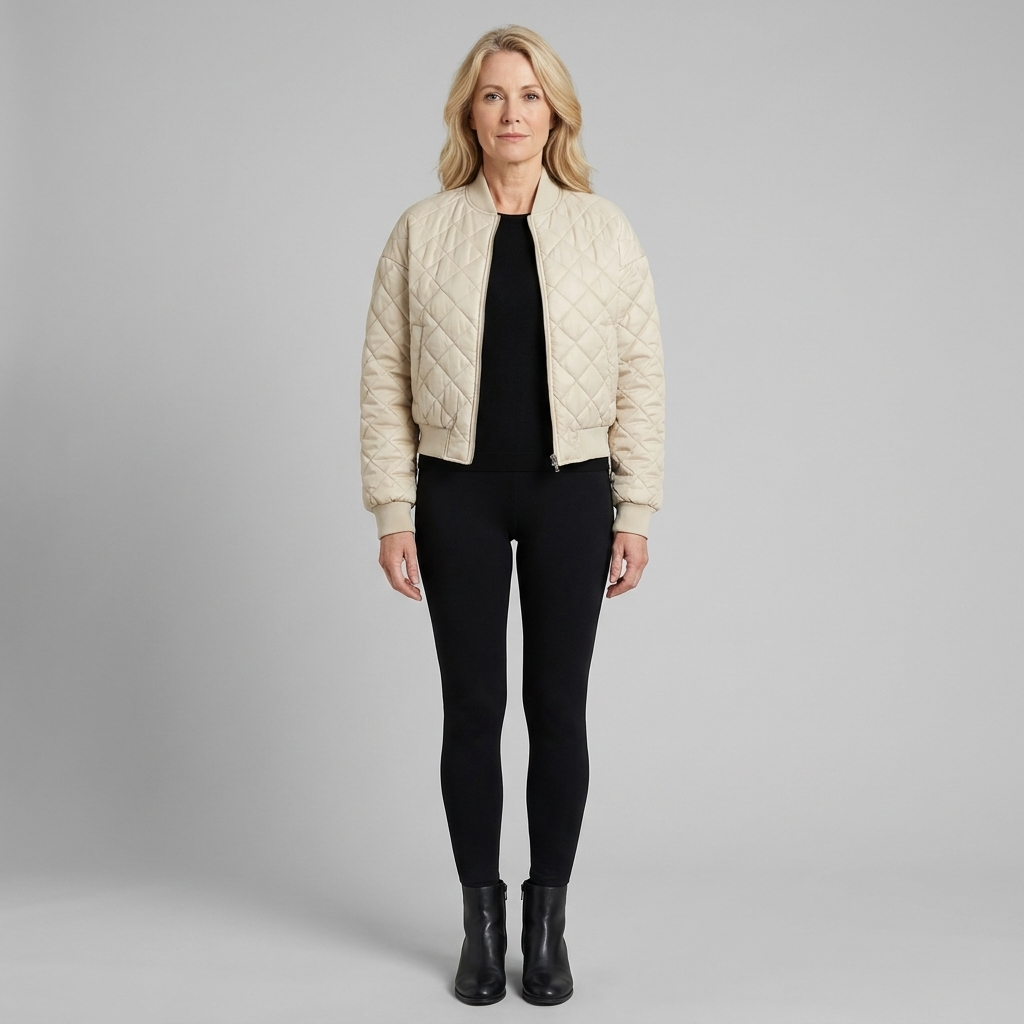 Branford bomber beige front