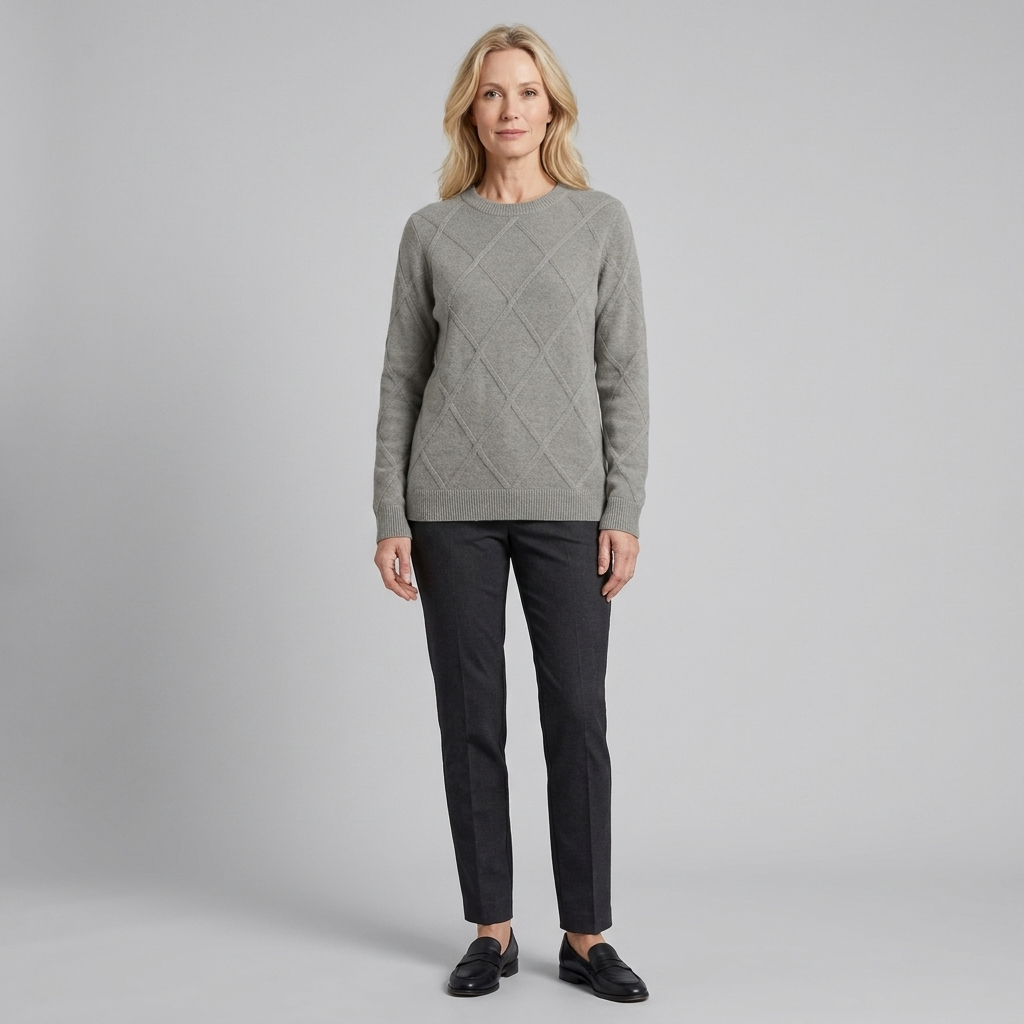 Noble sweater gray front