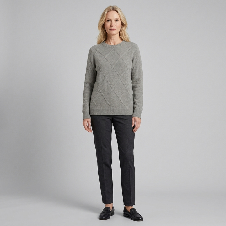 Noble sweater gray front