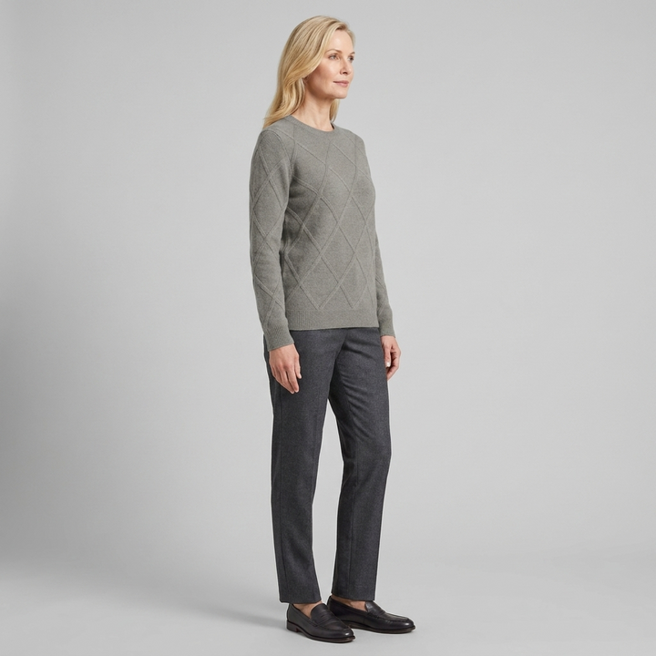 Noble sweater gray side