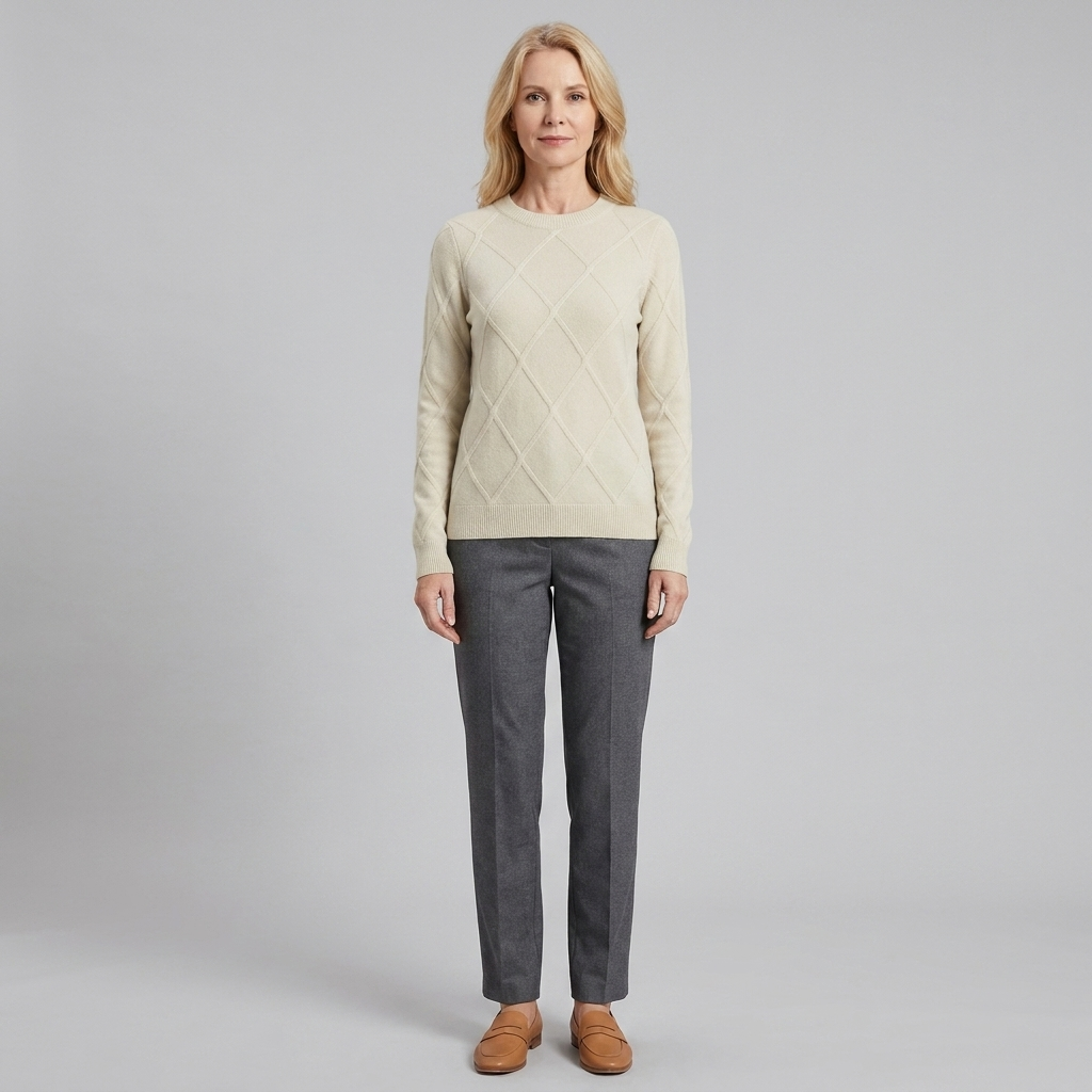 Noble sweater beige front