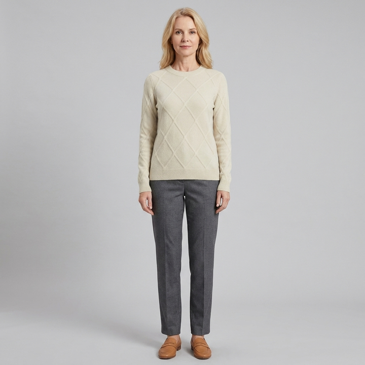 Noble sweater beige front