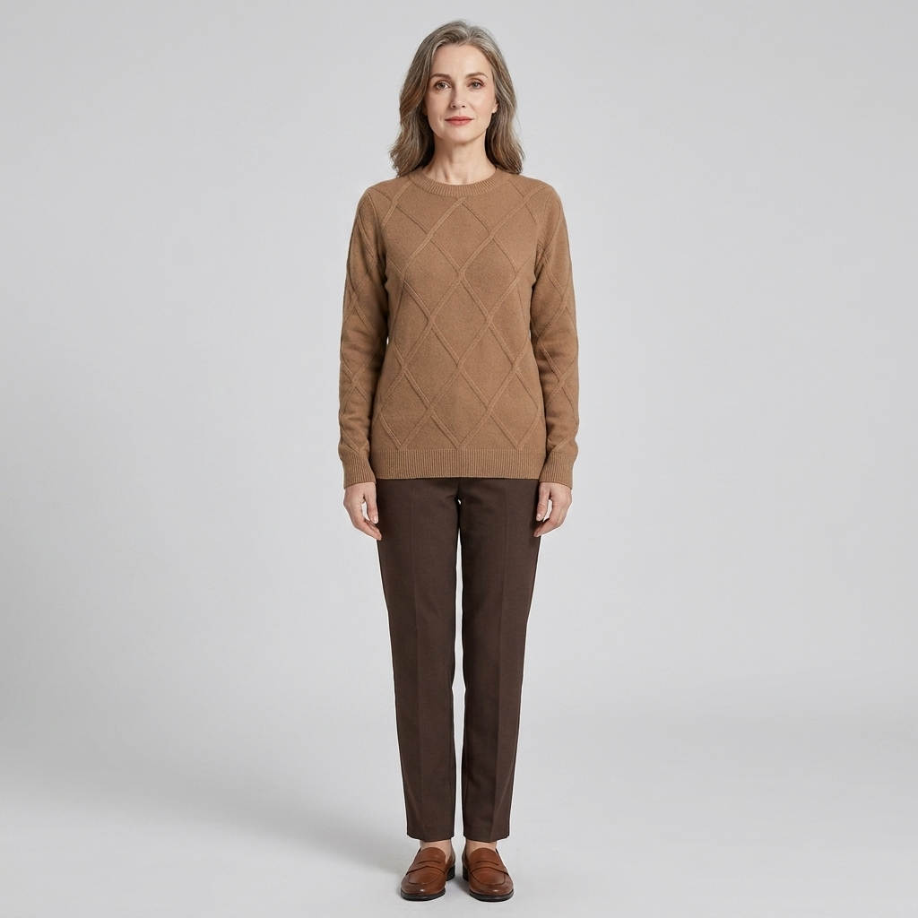Noble sweater brown front