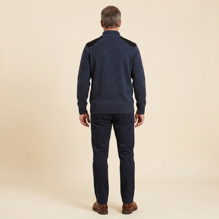 Haven sweater blue back