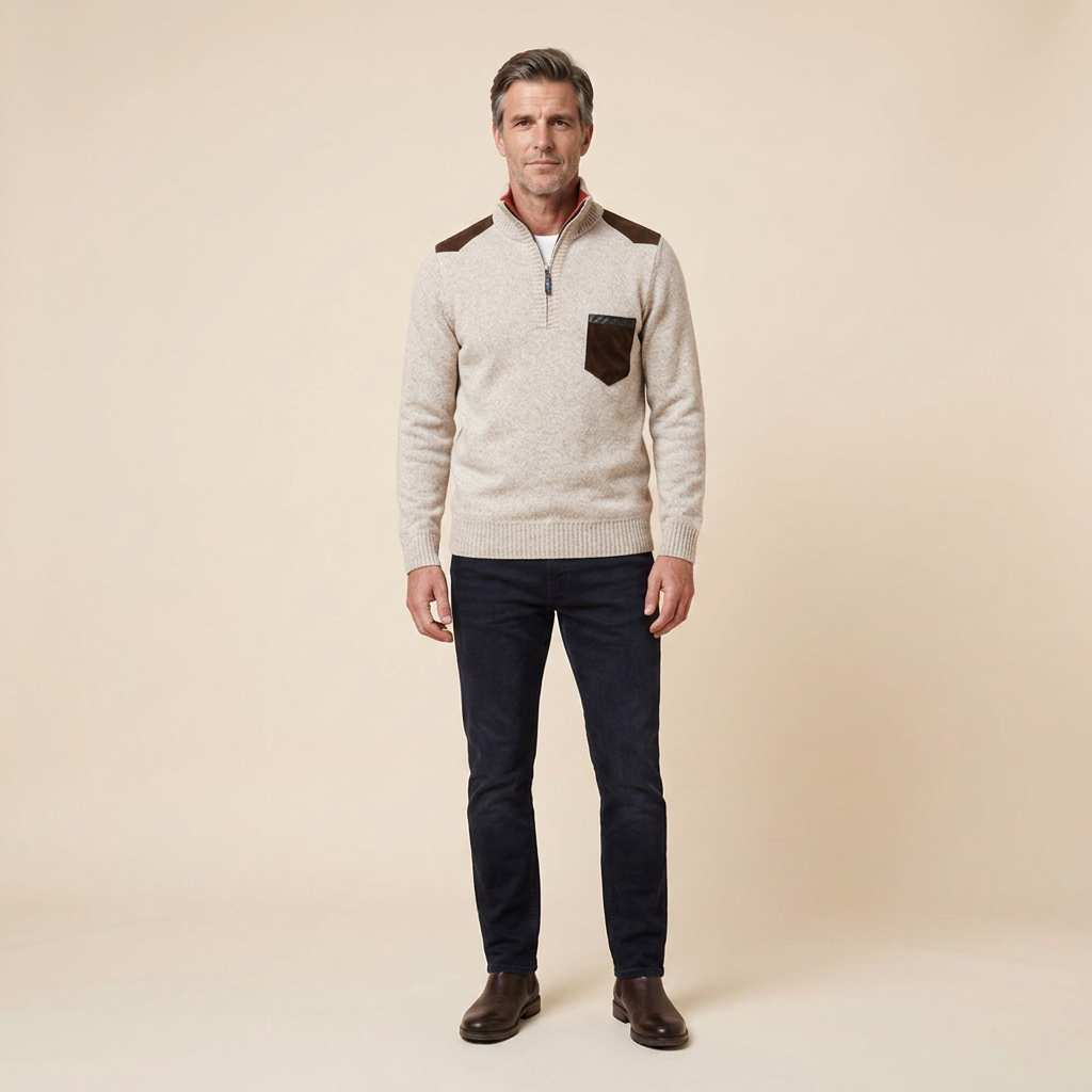 Haven sweater beige front
