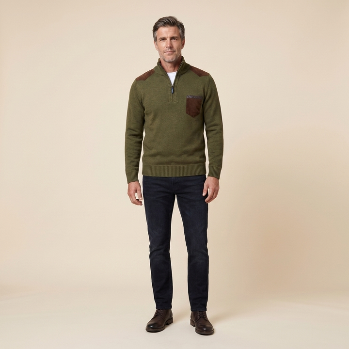 Haven sweater green front