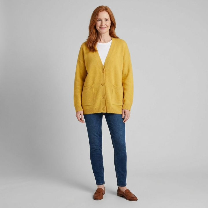 Sable cardigan yellow front