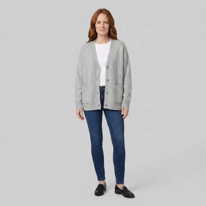 Sable cardigan gray front