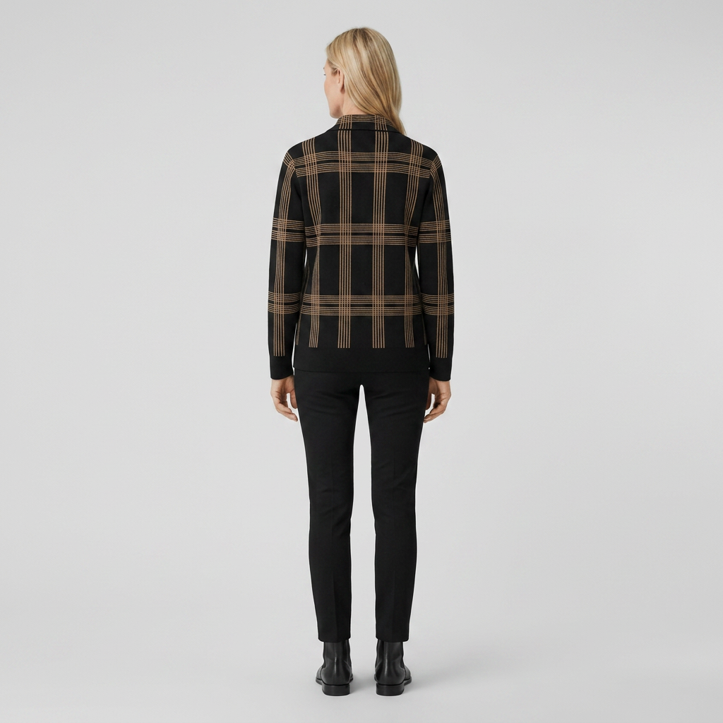 Fina cardigan black back