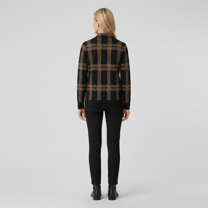Fina cardigan black back