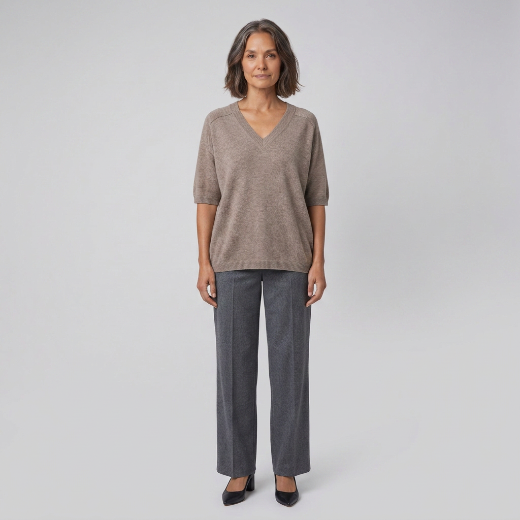Vela top beige front