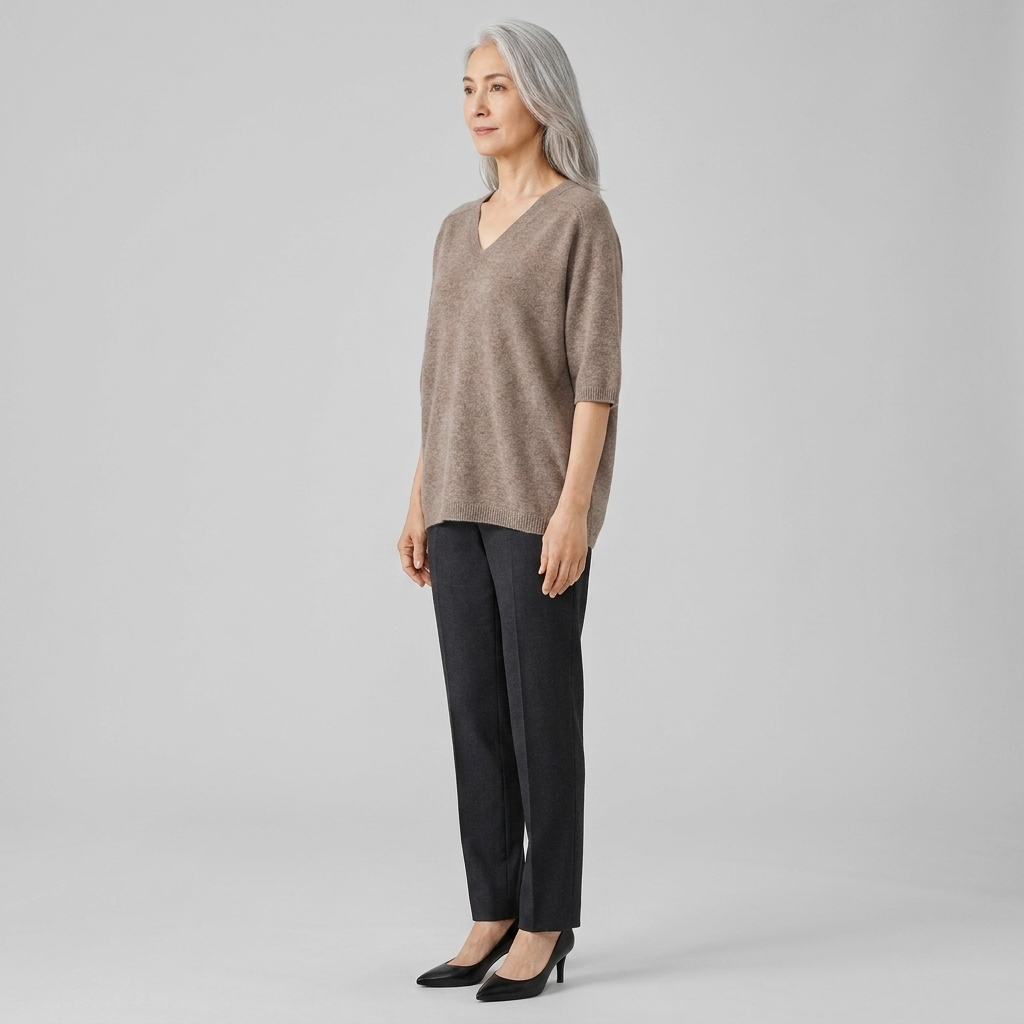 Vela top beige side