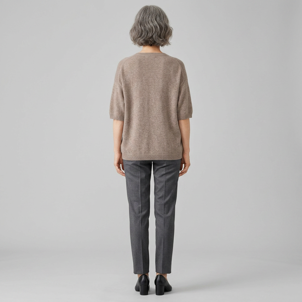 Vela top beige back