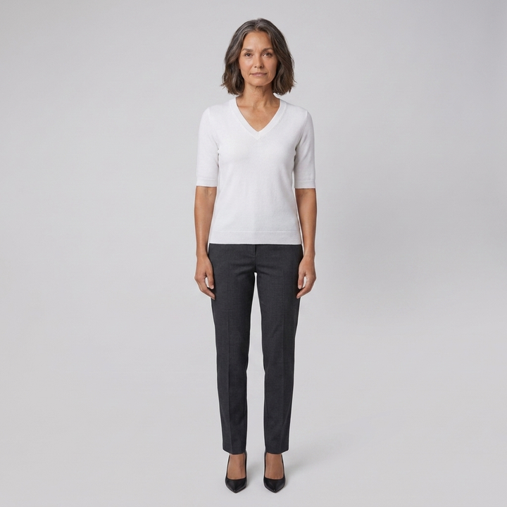 Vela top white front