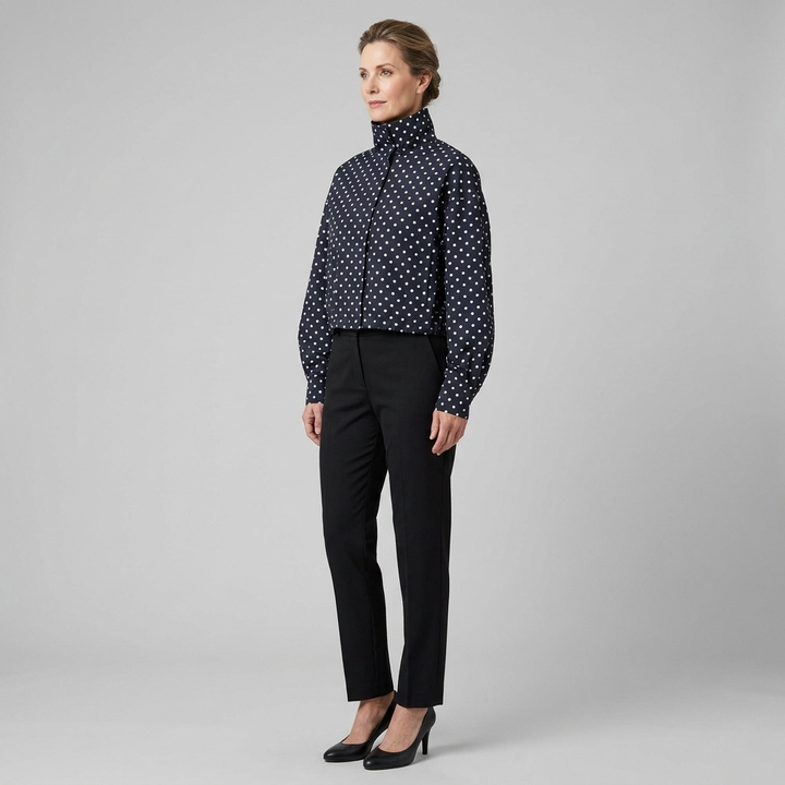 Pavia jacket navy side