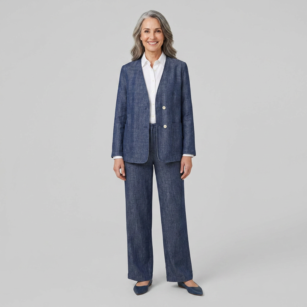 Elysian reversible denim front