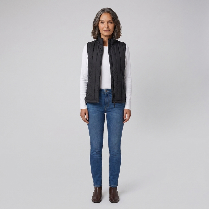 Wynna vest black front