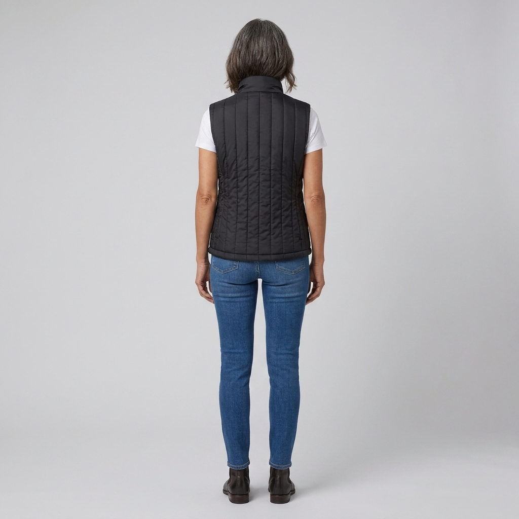 Wynna vest black back