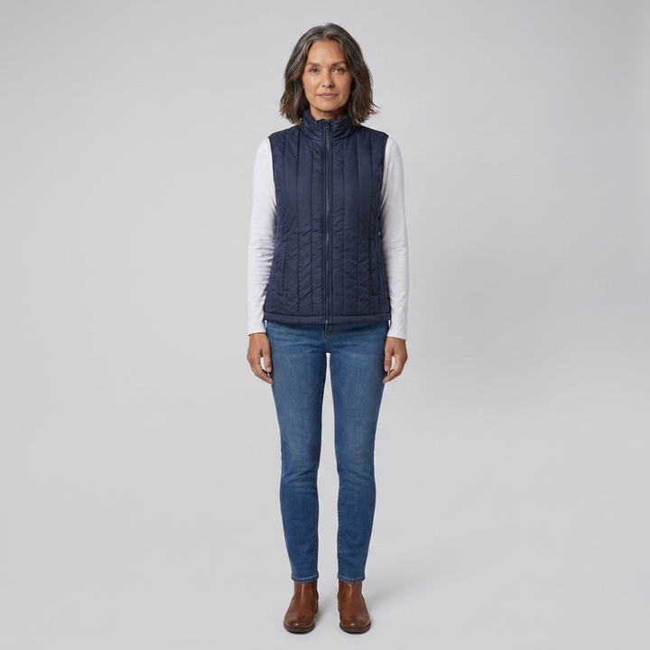 Wynna vest blue front