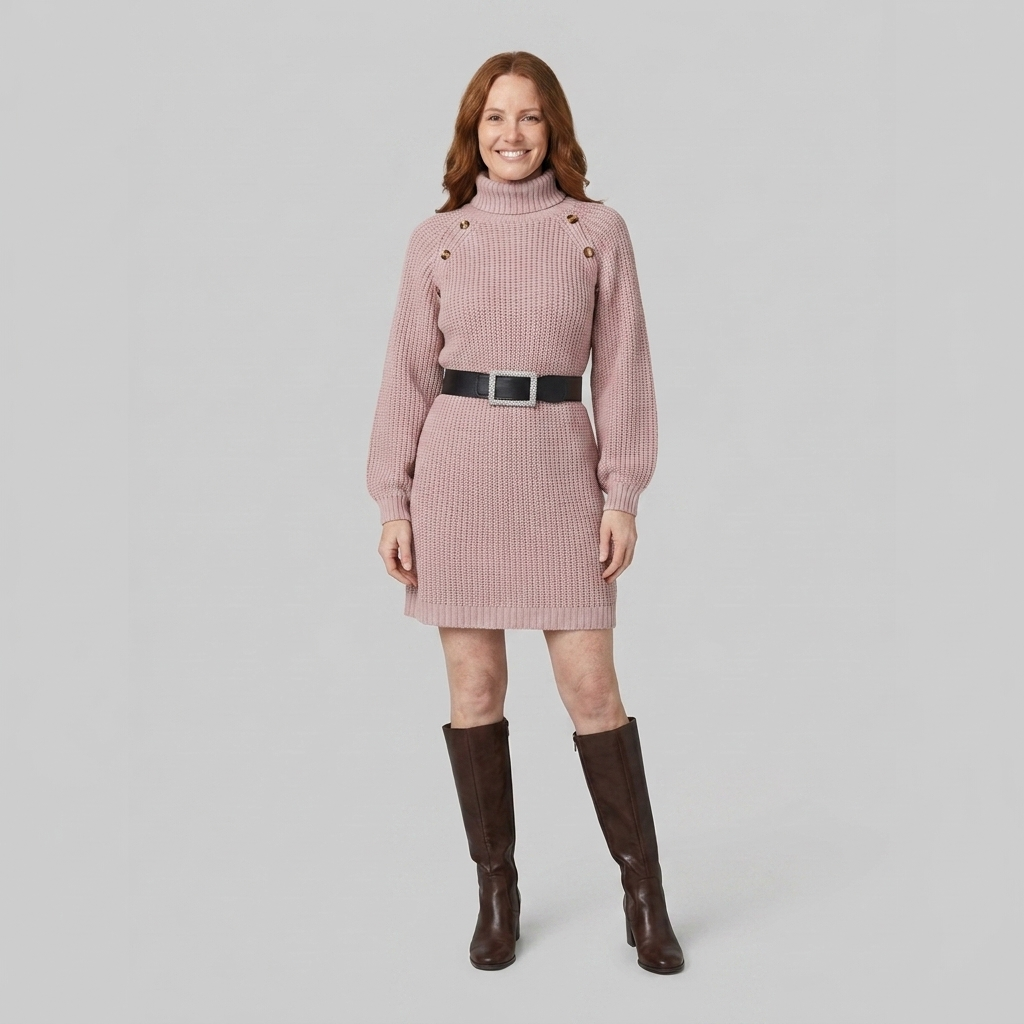 Elysia dress pink front