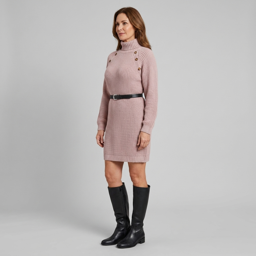 Elysia dress pink side
