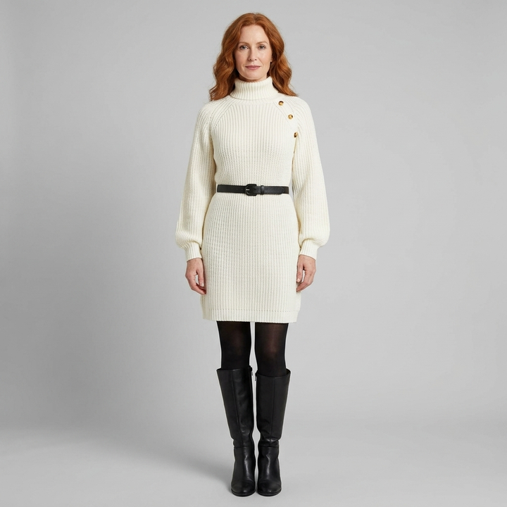 Elysia dress white front