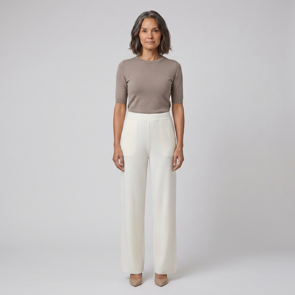Cleo pants white front