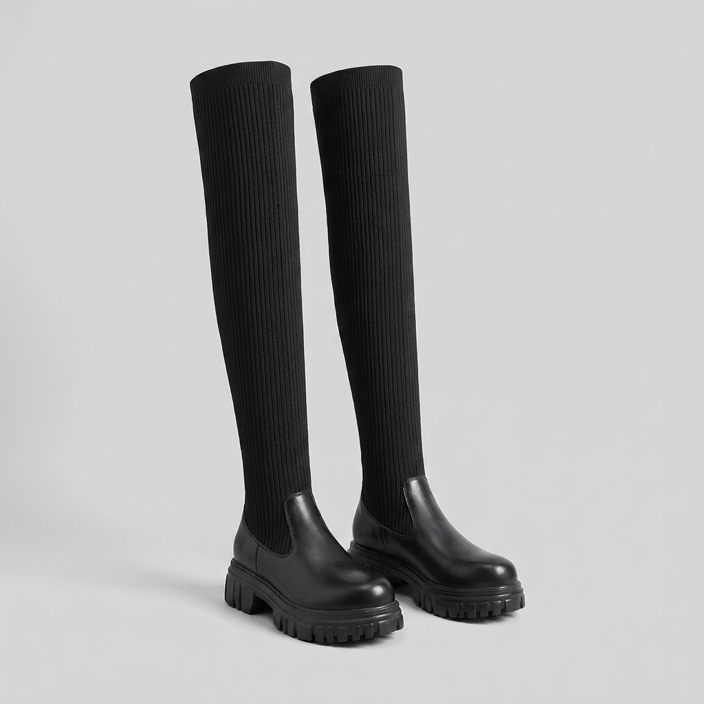 Evelyn boots black pair