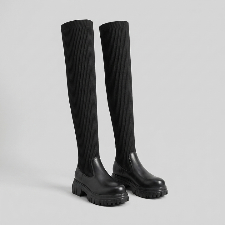 Evelyn boots black pair