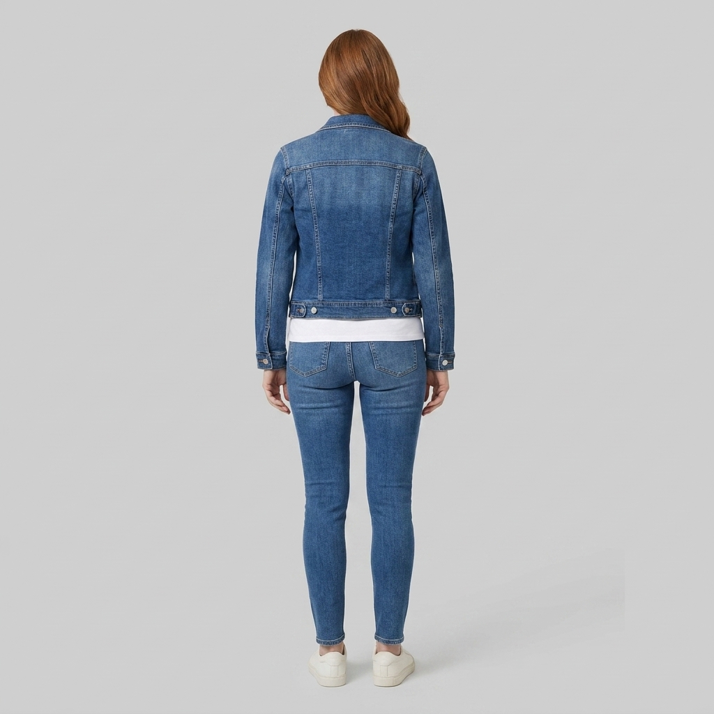 Gina denim jacket back