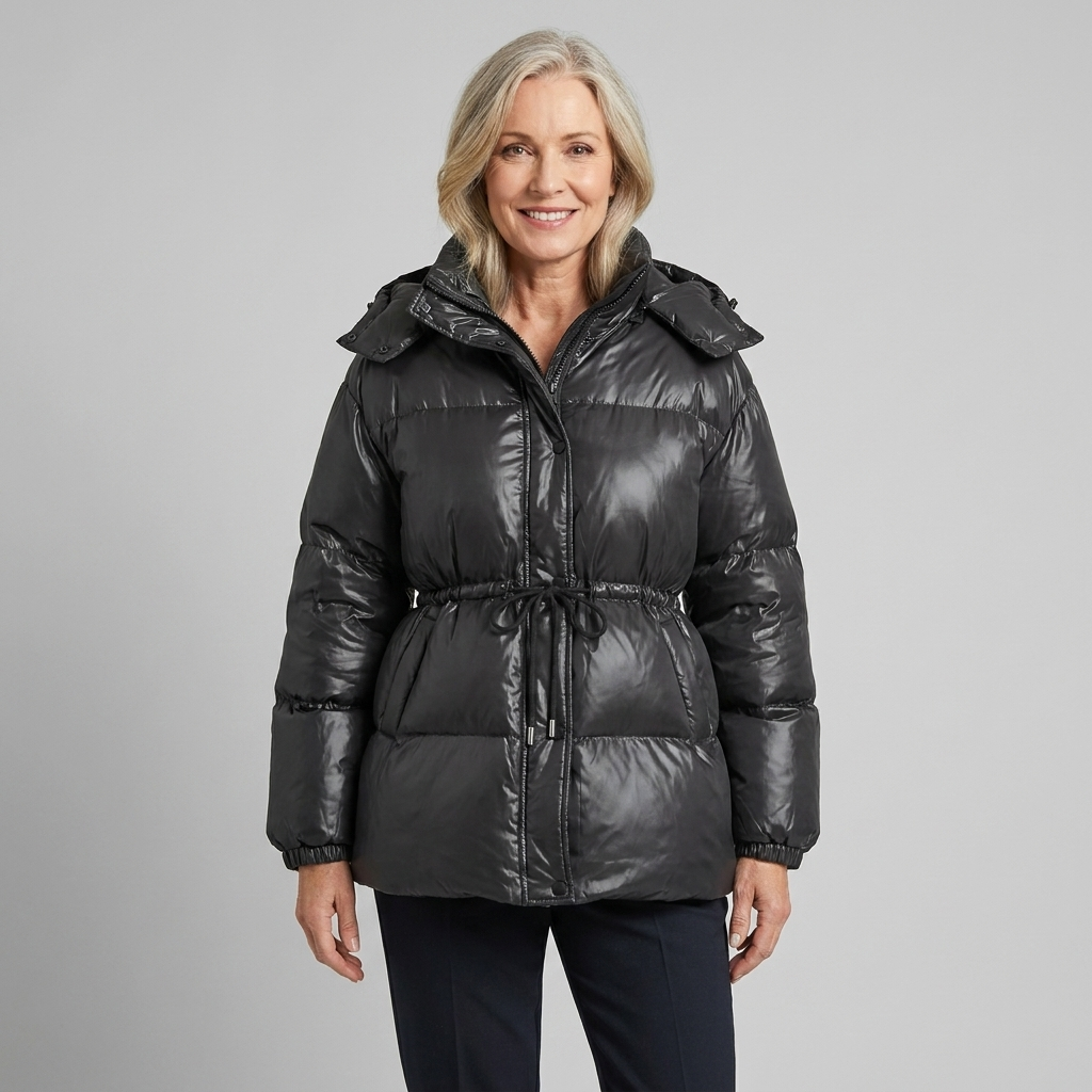 Chloe puffer black front