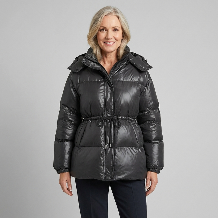Chloe puffer black front