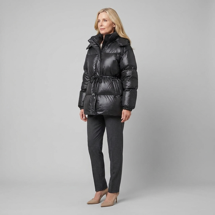 Chloe puffer black side